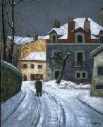 Louis Dewis Snow in Biarritz oil